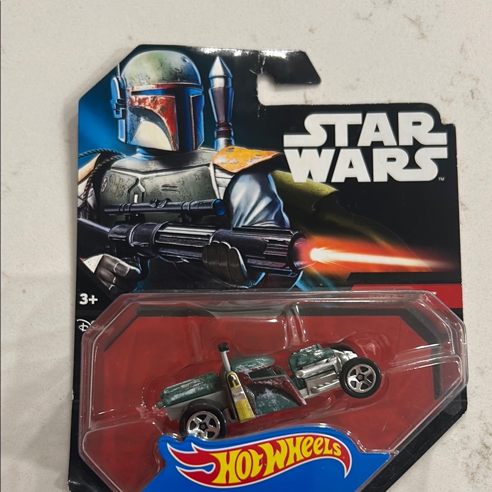 Hot Wheels Star Wars Boba Fett Car - Green